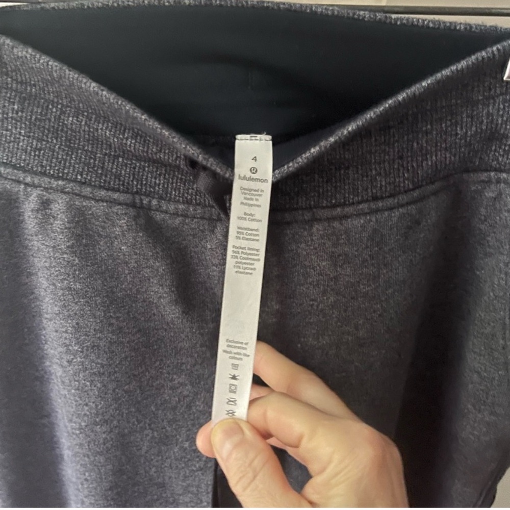 NWOT WOMENS LULULEMON WARM DOWN JOGGER IN HEATHERED CORE
GRAY SIZE 4 - Picture 10 of 10